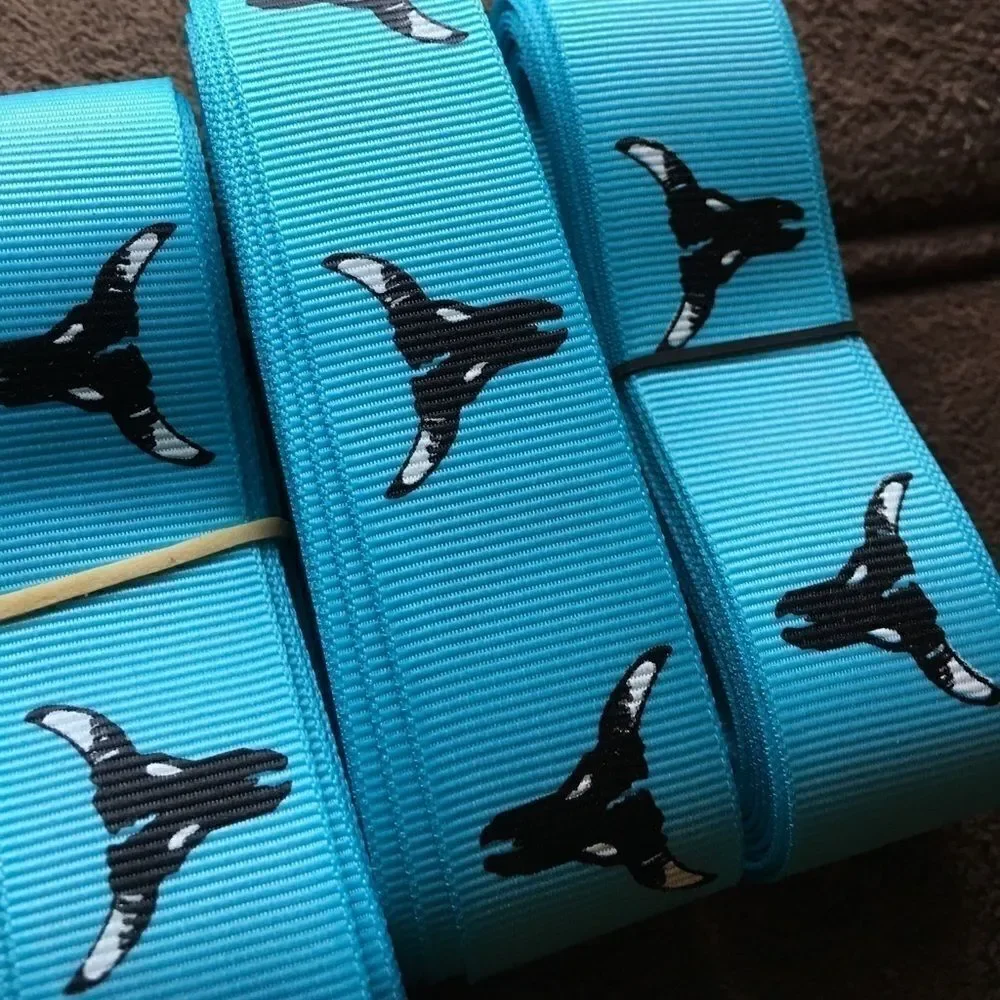 5/$20 grosgrain Ribbon 7/8” 5 yard Southwest skull bull cowboy ranch rodeo